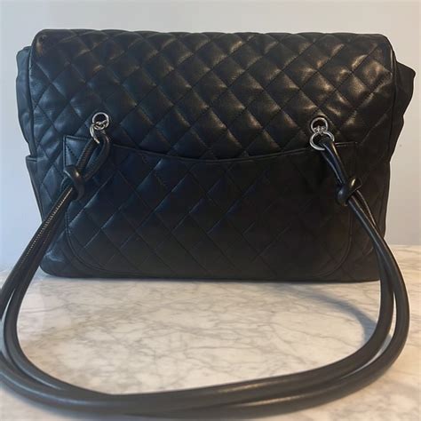 chanel ligne cambon flap tote|Chanel Black Quilted Cambon Ligne Large Flap Tote Bag.